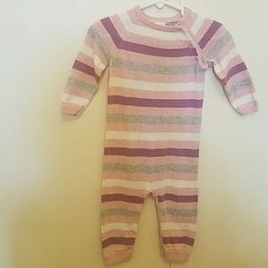 Baby Girl knit one-piece jumpsuit